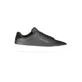 Tommy Hilfiger Black Leather Men Sneaker -   -  Tommy Hilfiger.